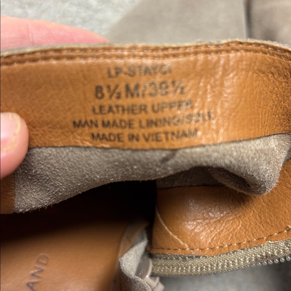 Lucky Brand Taupe Ankle Booties - Picture 3 of 7